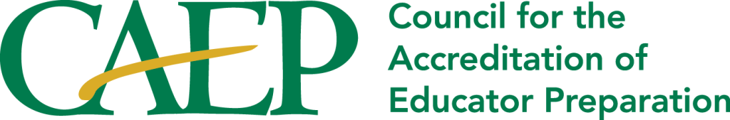 CAEP logo. Text says Council for the Accreditation of Educator Preparation.