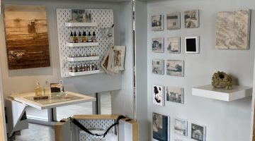 A photo of the mobile exhibit "Radical Gardening"